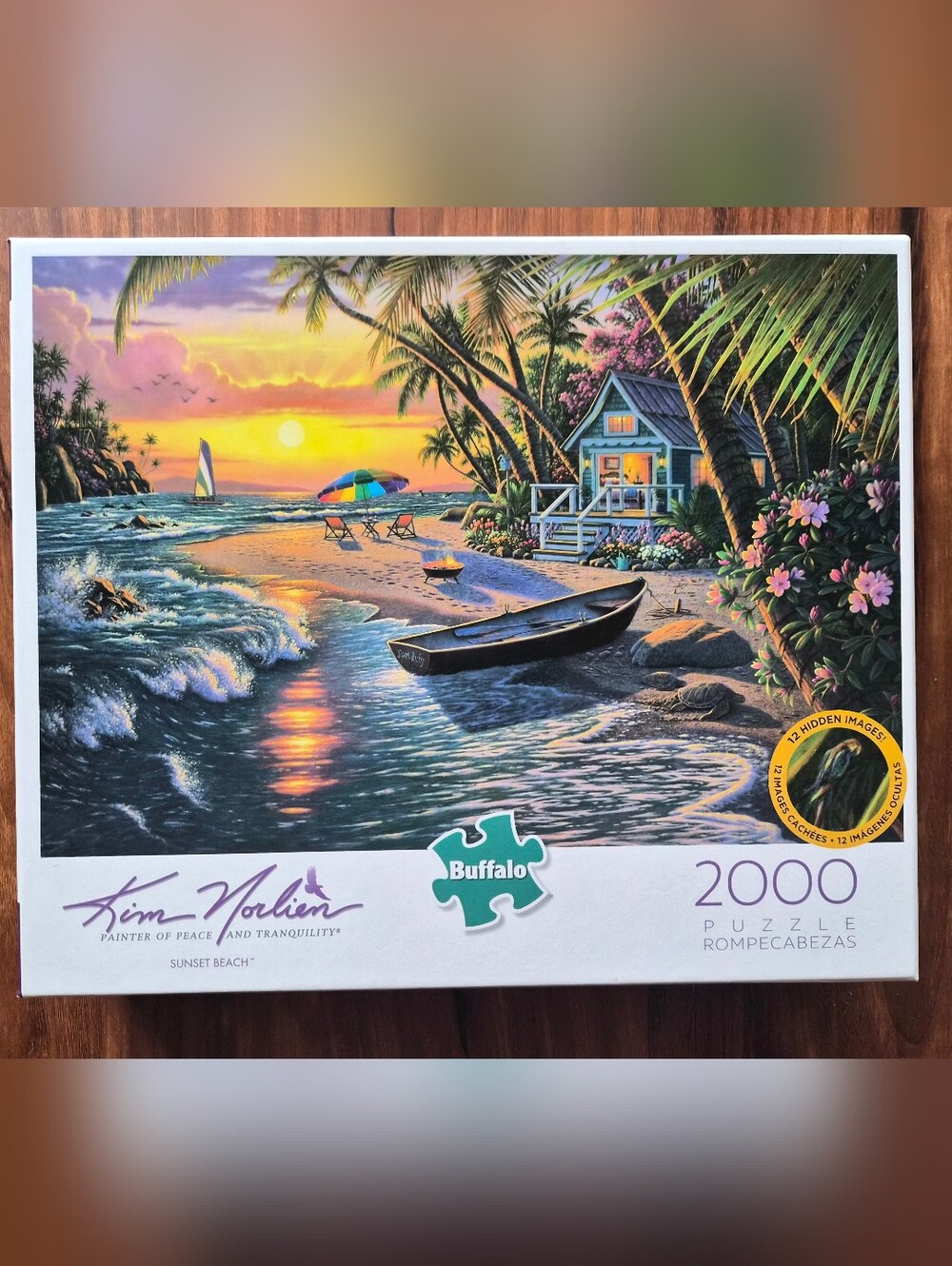 Kim NORLEIN Sunset BEACH 2000 Piece Puzzle